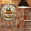 Vintage Metal Wall Art Mushroom Frog Decor Rustic Home Bar Cafe