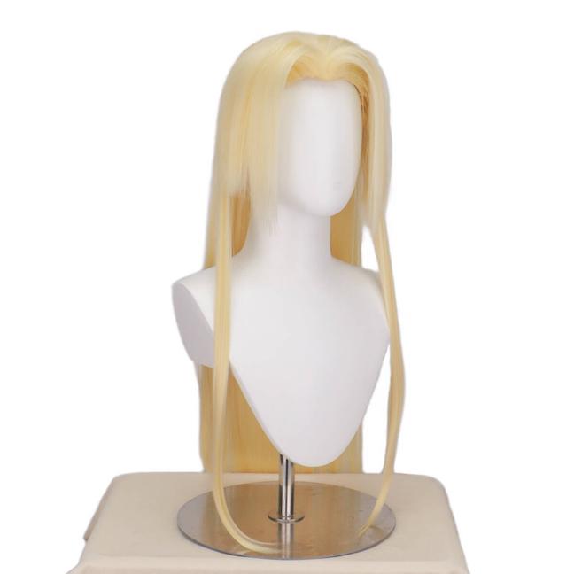 Anime Tsunade Cosplay Wig Long Straight Blonde Styled Cosplay Women Costume Synthetic Wigs Hair Heat Resistant Party