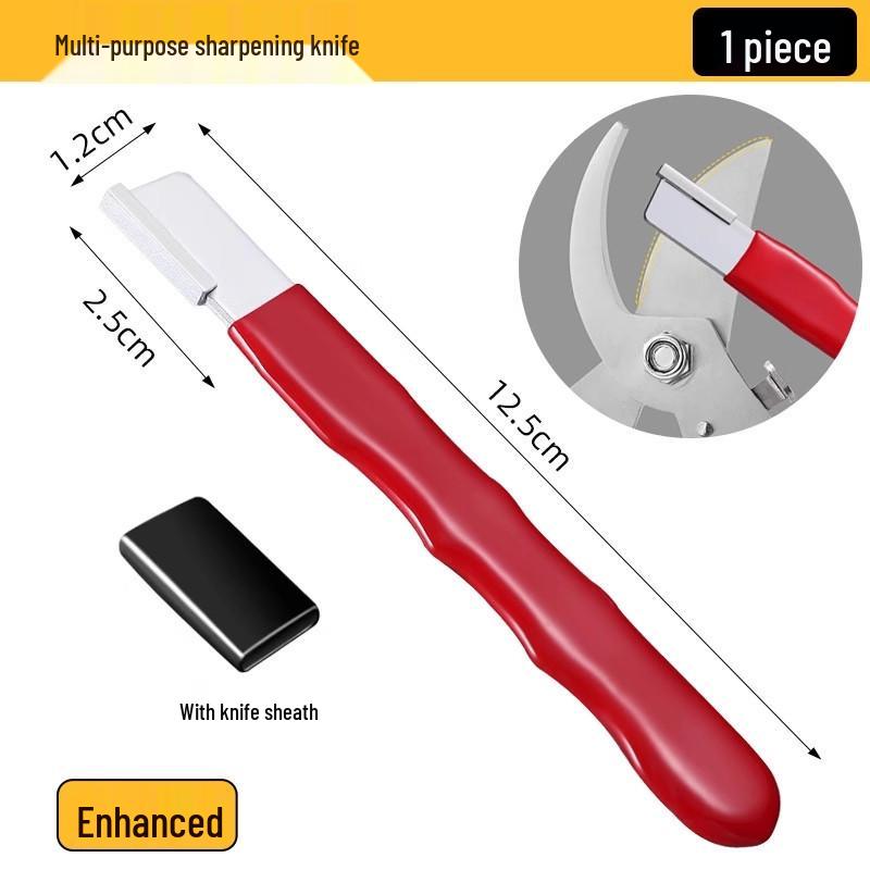 Household Knife & Scissors Sharpener with Whetstone