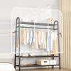 Transparent Plastic Garment Cover for Coat Rack - Dustproof Hanging Clothes Storage Bag