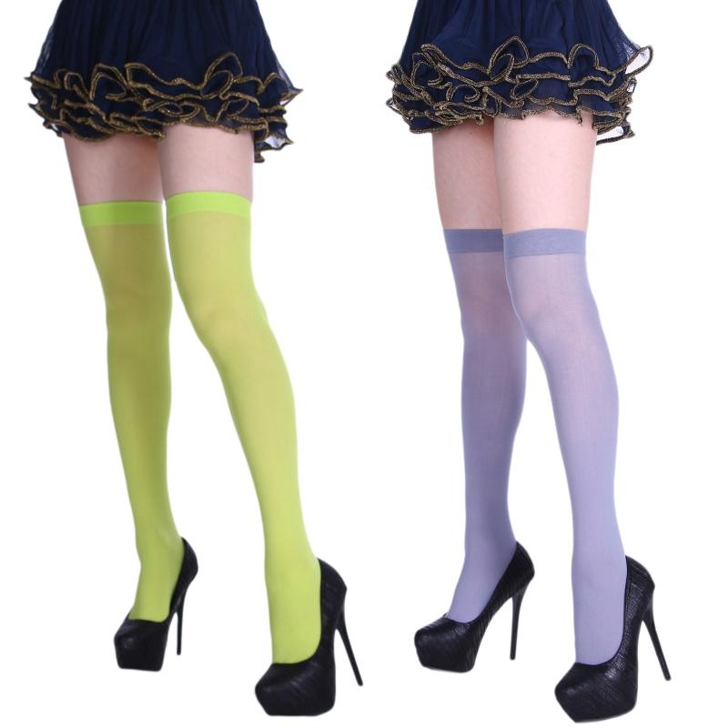 Extra Long Socks Thigh High Tube Cotton Socks Extra Long Boot Stockings for Women Solid Color Over Knee Stockings