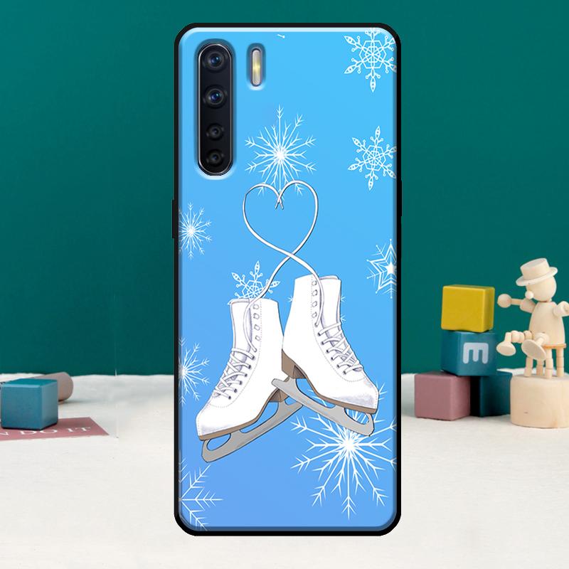 Ice Skating Phone Case For Oppo A40 A60 A80 A78 A98 A18 A38 A58 A15 A17 A77 A74 A94 A54 A57S A16 A76 A96