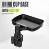 Detachable Design Cup Holder Food Trays 360° Rotation Vehicle Eating Tray Table  Drink