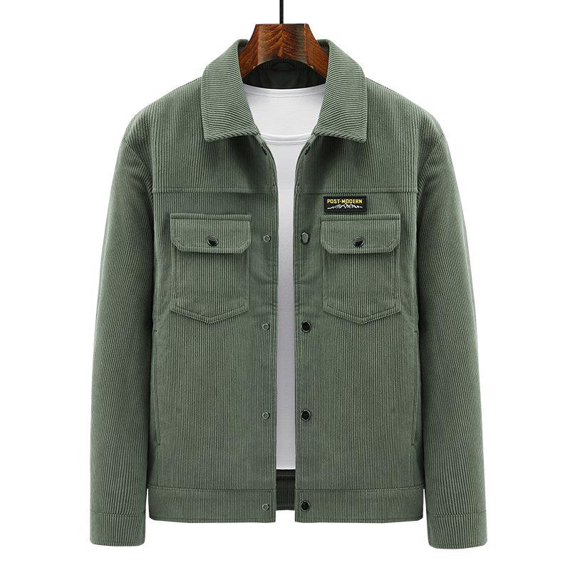 Men's Autumn New Casual Lapel Jacket Men's Youth Coat Top