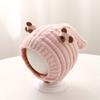 Warm Children Pullover Cap Soft Kids Earmuffs Cap Lovely Baby Knitted Hat  Outdoor