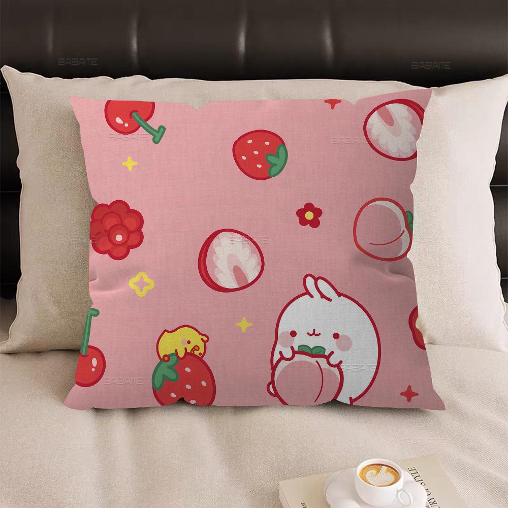 Cute Bunny Rabbit Pillowcase toon Gift Cushion Cover Bedroom Home Sofa Chair Seat Decor pillow case