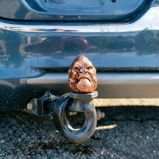 Copri Gancio di Traino Copri Accoppiamento Tappo per Gancio di Traino Antipolvere Forma di Gorilla Protezione per Traino