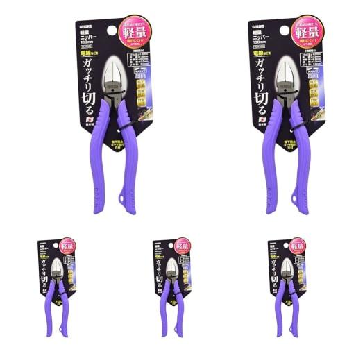 

Takagi GISUKE Lightweight Nippers 160mm GLN-160 [Lightweight and Fatigue-Resistant] [Made in Japan] [Electrician, Wire Processing] TAKAGI Nippers Tool