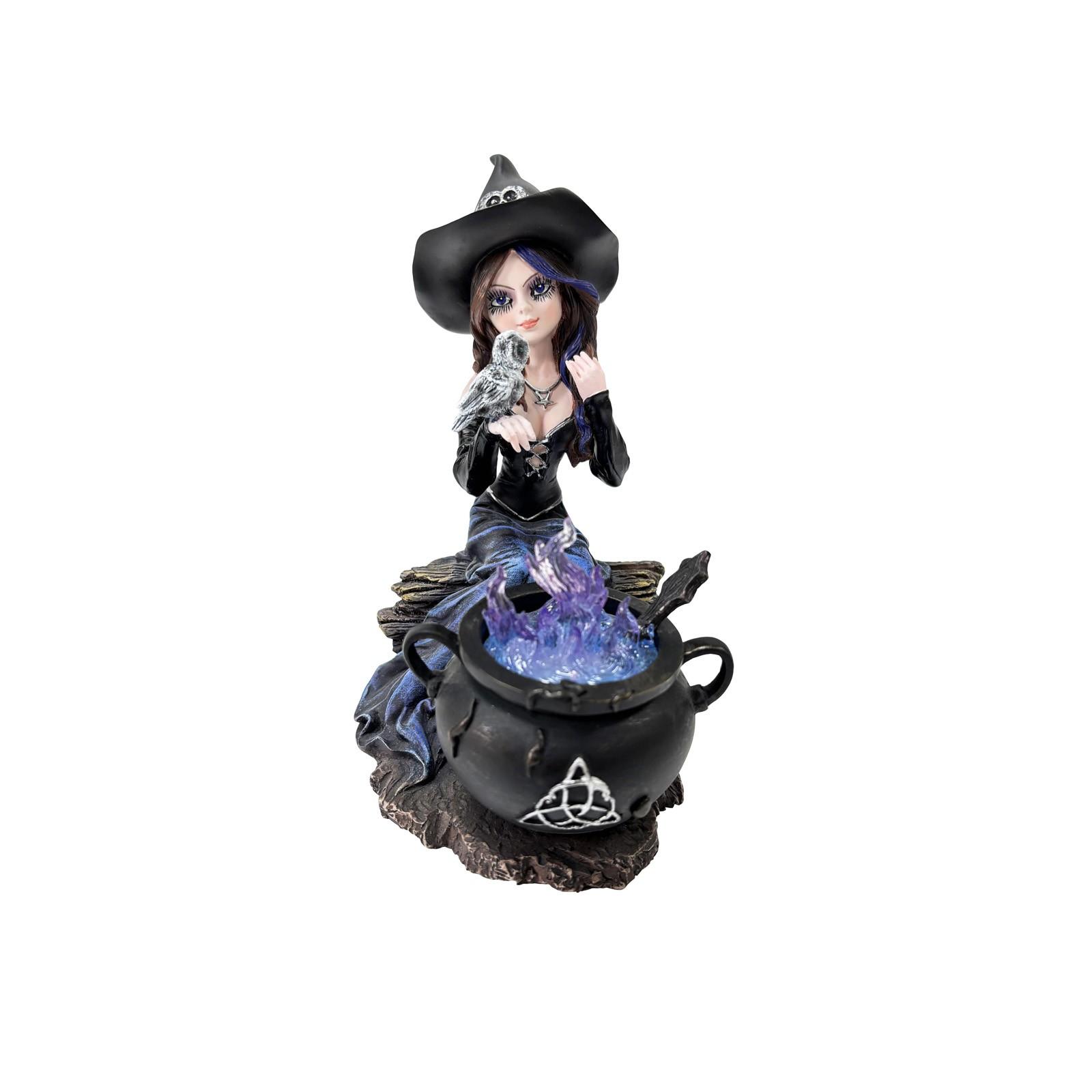 

Halloween Witch Blue Hot Pot Decoration One Size