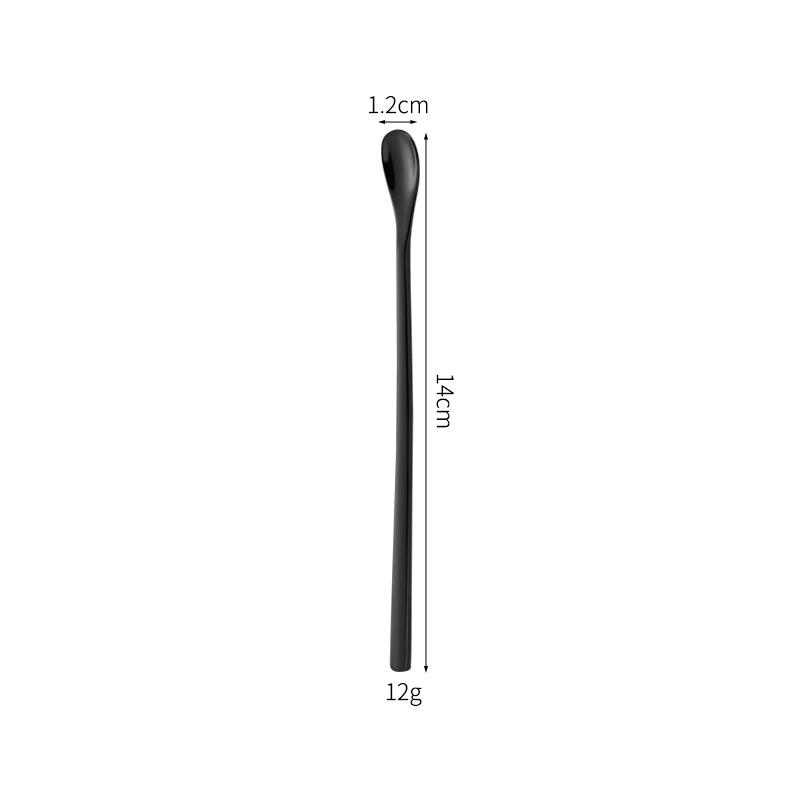 Korean Gold Stainless Steel Multi-Purpose Small Spoon for Coffee, Tea, and More
