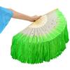 Long Imitation Belly Dancing Fan 26cm Performance Fan Hot Sell Gradient Color  Dance Bamboo Fans