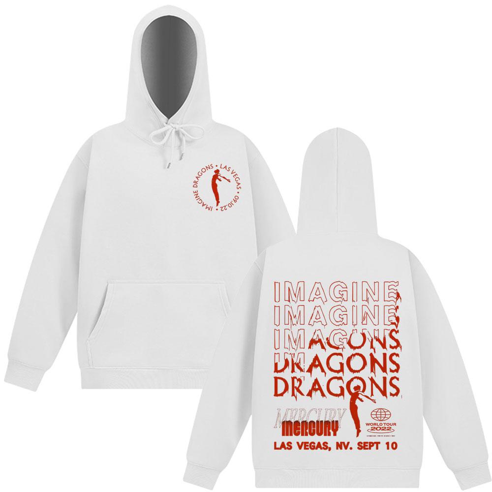 Rock Band Imagine Dragons Mercury World Tour Merch 2025 Hoodie Man Women Punk Long-sleeved Casual Sweatshirt Oversized Hoodie