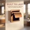 Portasciugamani in Acciaio Inossidabile Dispenser Carta Igienica Oro Rosa Bagno Cucina Lavanderia