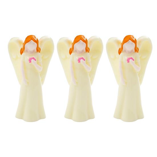 3 Pcs Mini Guardian Angel Figurines Small Resin Angel Statues Little