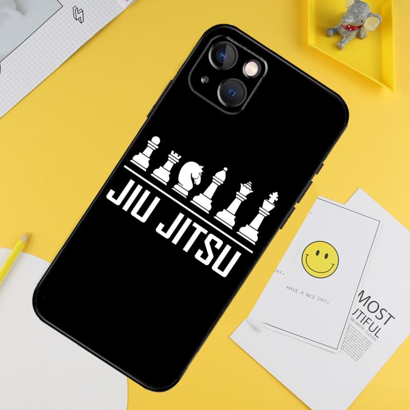Brazilian Jiu Jitsu Phone Case For iPhone 16 15 Pro Max 11 12 13 14 Pro Max Mini XR 16 15 Plus 16e Cover Shell