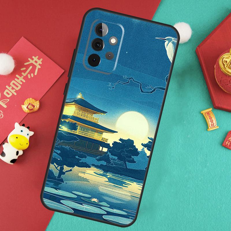 Japanese Style Art Japan Case For Samsung Galaxy A13 A33 A53 A15 A25 A35 A55 A54 A34 A14 A71 A51 A12 A32 A52 Cover