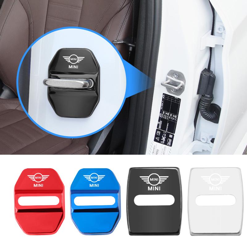 Zinc Alloy Car Door Lock Buckle Cover Protective Covers For BMW MINI John-Cooperworks F54 F55 F56 F57 R53 R54 R55 R50 R51 R52