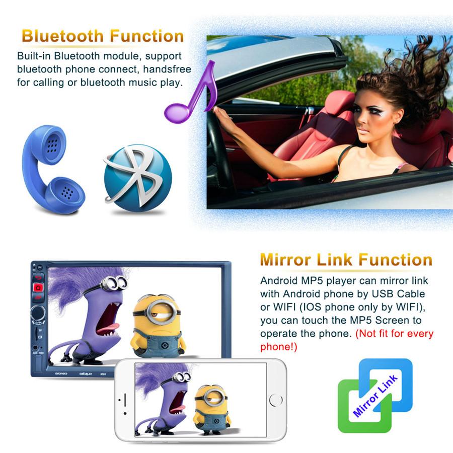 9'' Android 2 Din Car Radio Multimedia Touch Screen Video Player  Auto Audio MP5