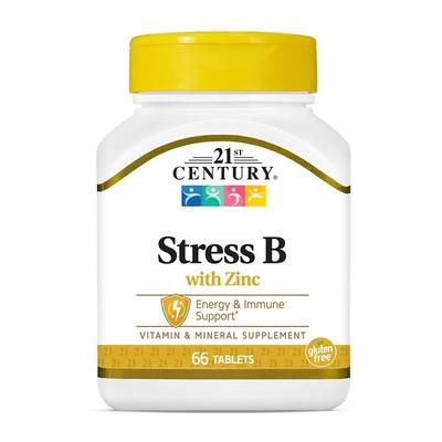 Stress Vitamin B with Zinc, 66 Tablets
