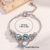 1PC Women's Fashion Pan Family Multi Element Pearl Fish Tail Beaded Bracelet Date Travel Banquet Party Holiday Dressing Gift