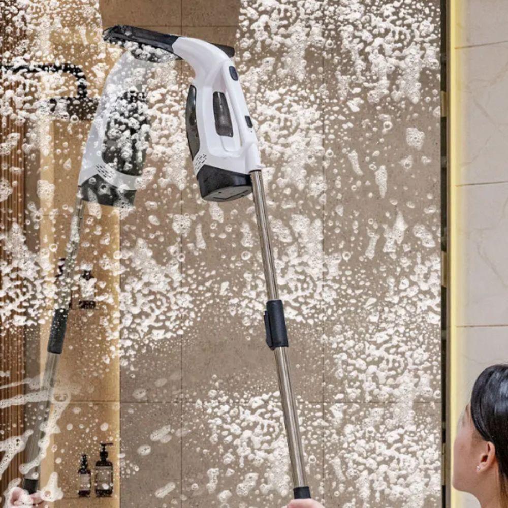 Portable Design Handheld Window Cleaner Water Spray Function Window Vacuum Cleaner  Glass Cleaning