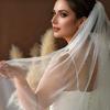 Sheer Bridal Hair Veils With Sparkling Crystal Rhinestones And Secure Hair Comb For Outdoor Wedding Ceremony Dressingup