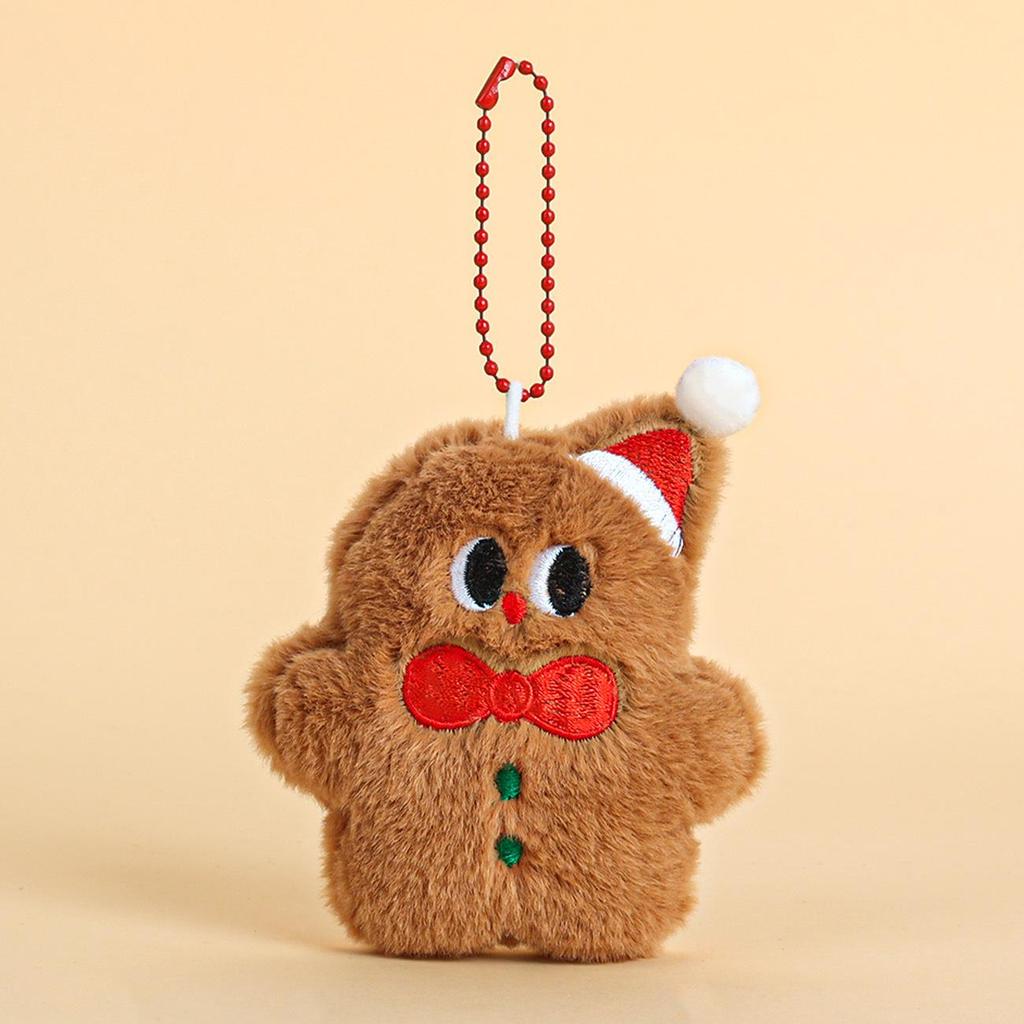 Christmas Plush Keychain Pendant: Holiday Jewelry Accessories & Small Gift