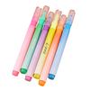 6Pcs Quick-Dry Highlighter Set Large Capacity Eye-Care Markers for Journaling Notes Dual-Tip Cute School Supplies for Kids