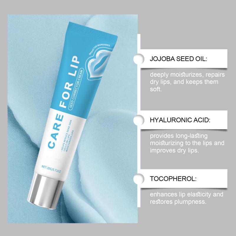 Hydrating Lip Balm for Dry Lips - Moisturizing Nourishing Lip Care with Hyaluronic Acid Daily Repair Natural Formula Lip Treatment