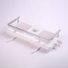Adjustable No-Drill Shower Head Holder & Bathroom Tray with Loofah Hook
