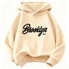 Streetwear Brooklyn Letter Printed Fashion Hoodie Kids Children's Sweatshirt Hoody Casual Hoodies for Boys Girls Clothes