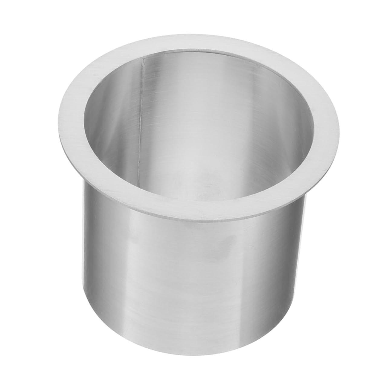 

Round Silver 304 Stainless Steel Tabletop Hidden Trash Can J-110B Round No Lid