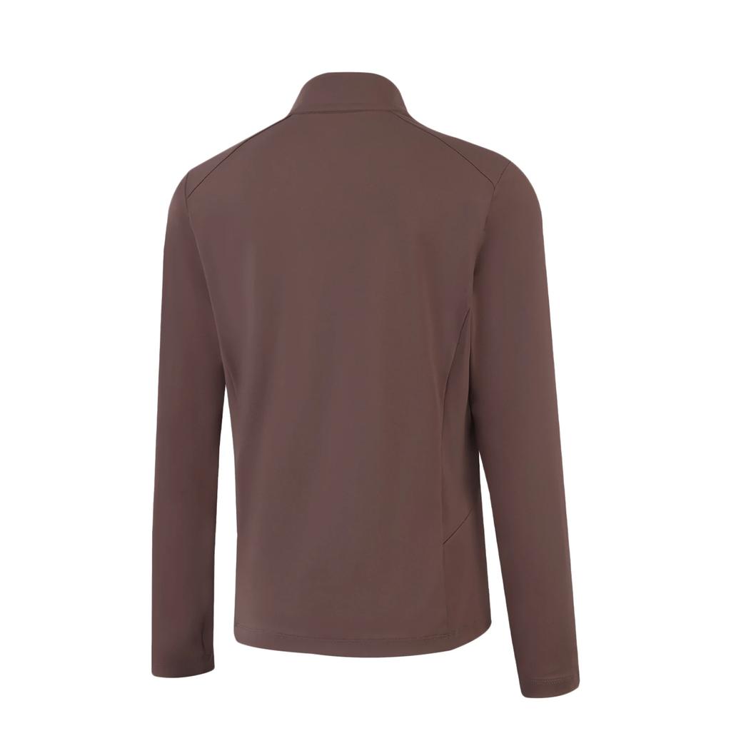 Li-Ning Group Purchase Series Stand-Up Collar Comfortable Casual Letter Simple Versatile Long Sleeve T-Shirt Women T-Shirts ATLV308-2