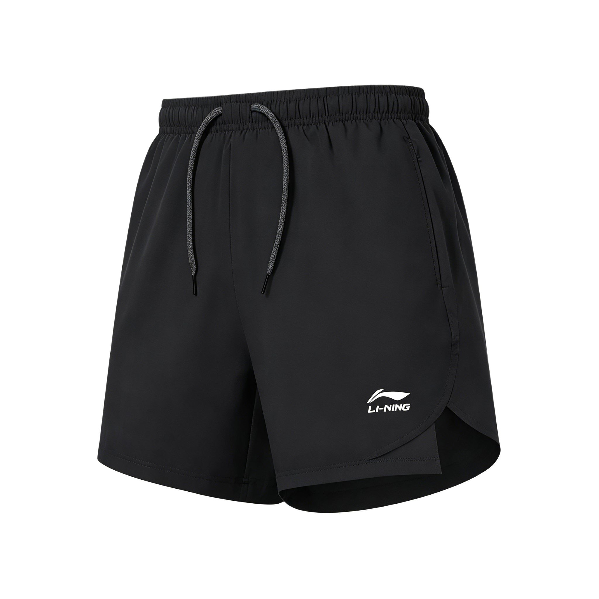 Li Ning Спортивные Быстросохнущие Шорты для Фитнес-Тренировок Простые Повседневные Мужские шорты AKSU863-1 L