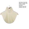 Women Fake Collar Solid Color Easy To Wash Comfortable False Collar Thickened Soft Scarf Collar Versatile Clothing Accessory