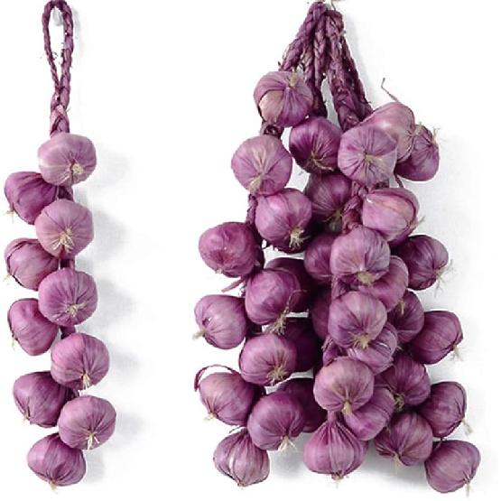 5 штук Искусственная связка чеснока, Имитация Искусственный Реалистичный Поддельный Овощ Реквизит для Фотографии Домашняя Кухня Декор Урожая (Фиолетовый чеснок, 5 шт.) Purple Garlic, 5ps