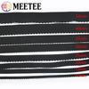 Meetee 2/5Meters Nylon Elastic Band 10-50mm Black White Lace Rubber Tape Bra Underwear Webbing Strap Belt DIY Sewing Accessories