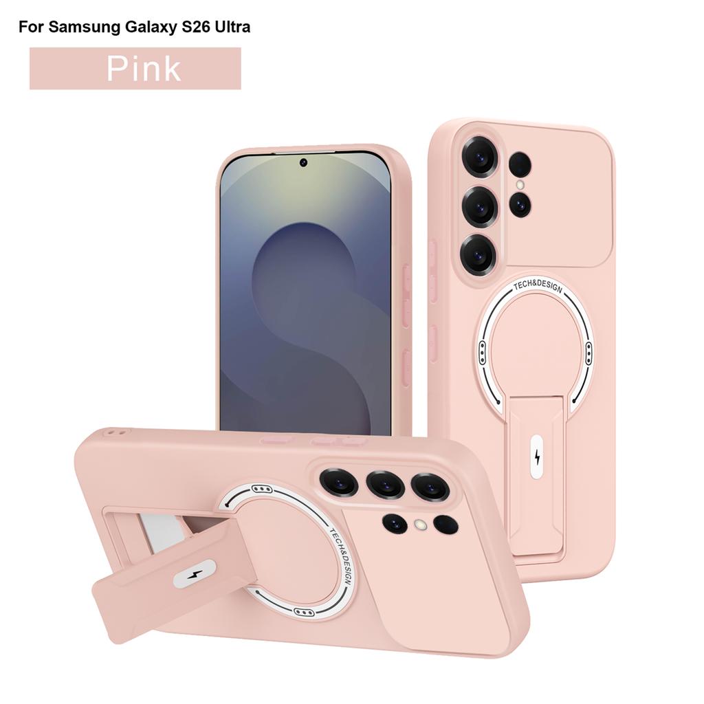 Magnetic Holder Phone Case for Samsung Galaxy S26 Plus S25 FE S24 S23 Ultra A06 A07 A15 A16 A17 A35 A36 A56 for Magsafe Cover