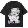 Anime My Hero Academia Himiko Toga Graphic Tshirt Men Women Cotton Tshirts Vintage Washed Oversized Tee Male Manga T Shirt
