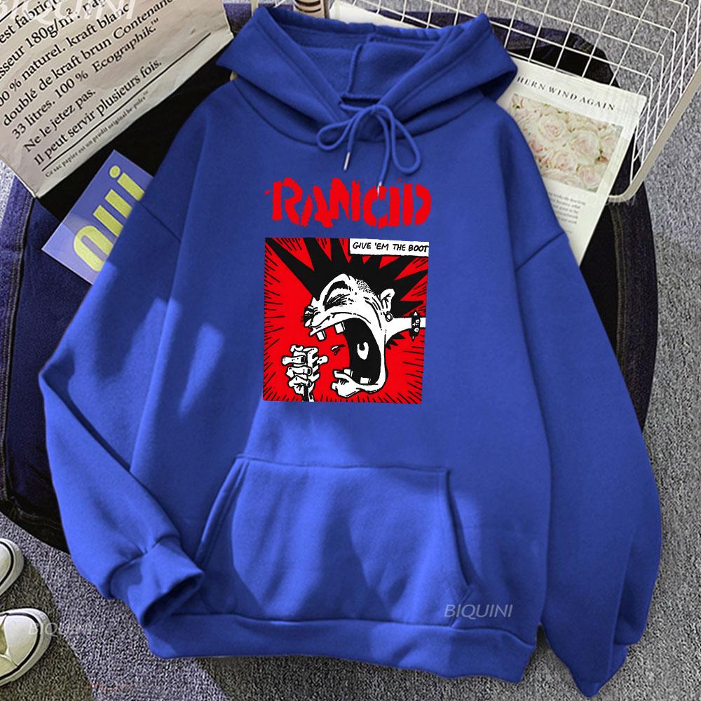 Дайте им Пинок Толстовки Rancid Мода Рок-группа Принт Толстовки для Мужчин/Женщин Повседневная Унисекс Уличная одежда Sudaderas 3XL