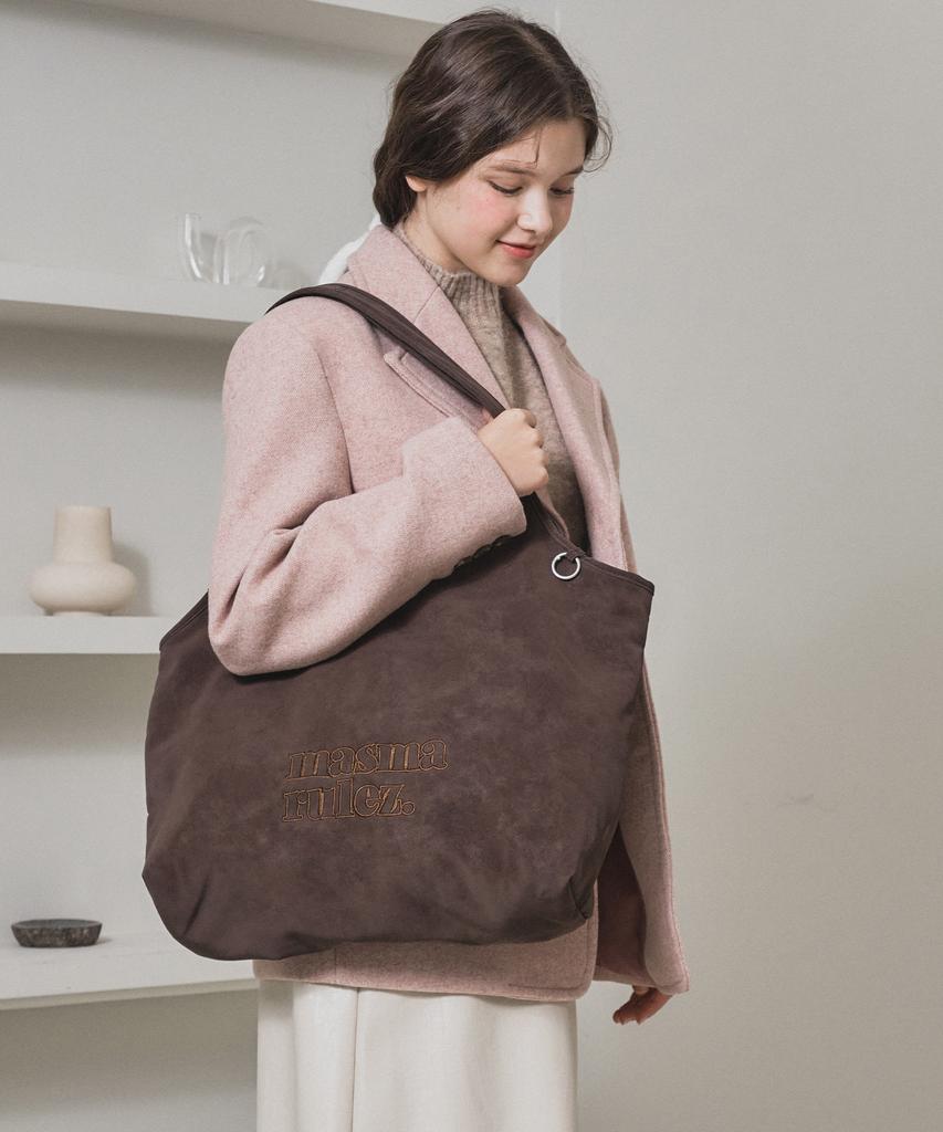 Masmarulez Loose Fit Big Shoulder Bag_Vintage Mocha Brown