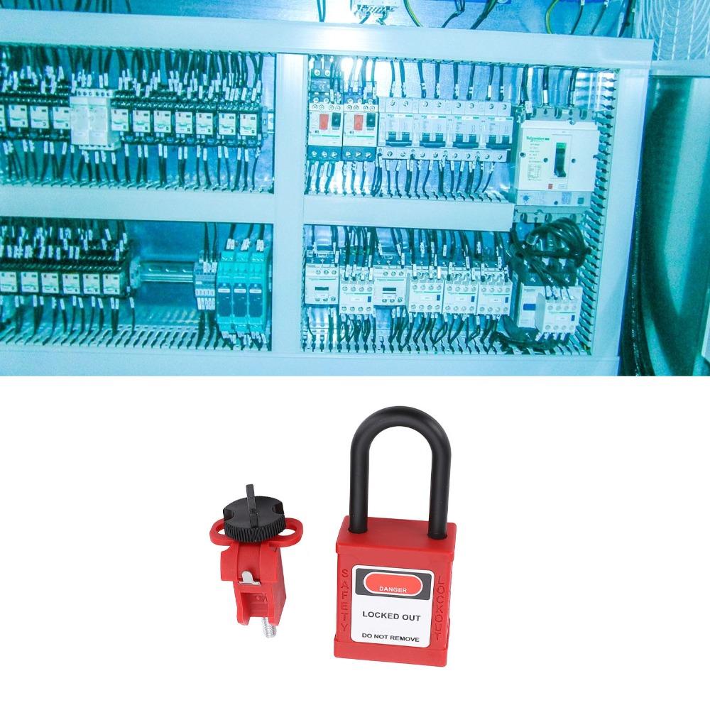 Insulated Circuit Breaker Lockout Device Anti Loss Electrical Lockout Tagout Kit  Valve Equipment