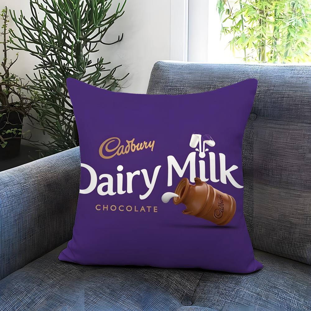 Hot C-CCadbury Cushion Cover Comfortable Reversible Pillow Cover Ideal for Car Sofa Bedroom & Beyond