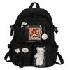 Small fresh and cute backpack, multi-pocket campus leisure computer backpack, large capacity, junior high school and primary school students schoolbag