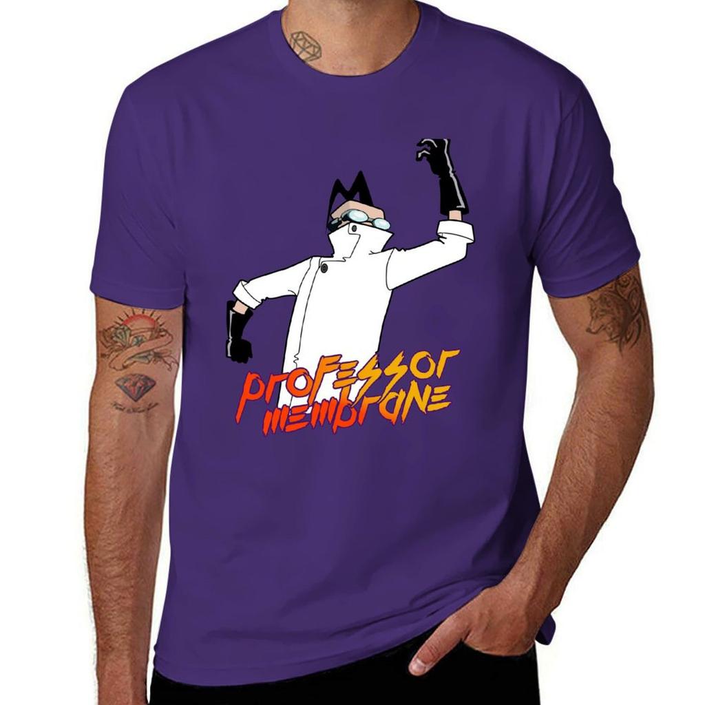 Professor Membrane T-Shirt Sports Fans Anime Clothes Cute Tops Short Sleeve Tee Heavy Weight T Shirts for Men