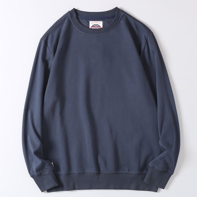 Heavy Terry Round Neck Pullover Men and Women Solid Hoodie Autumn Export Foreign Trade Loose Sports Leisure Outerwear Tide