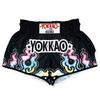 YOKKAO Muay Thai Shorts Herren - Schnelltrocknende Trainingshose mit Aufdruck Boxen MMA Kickboxen Fitnessstudio Kleidung