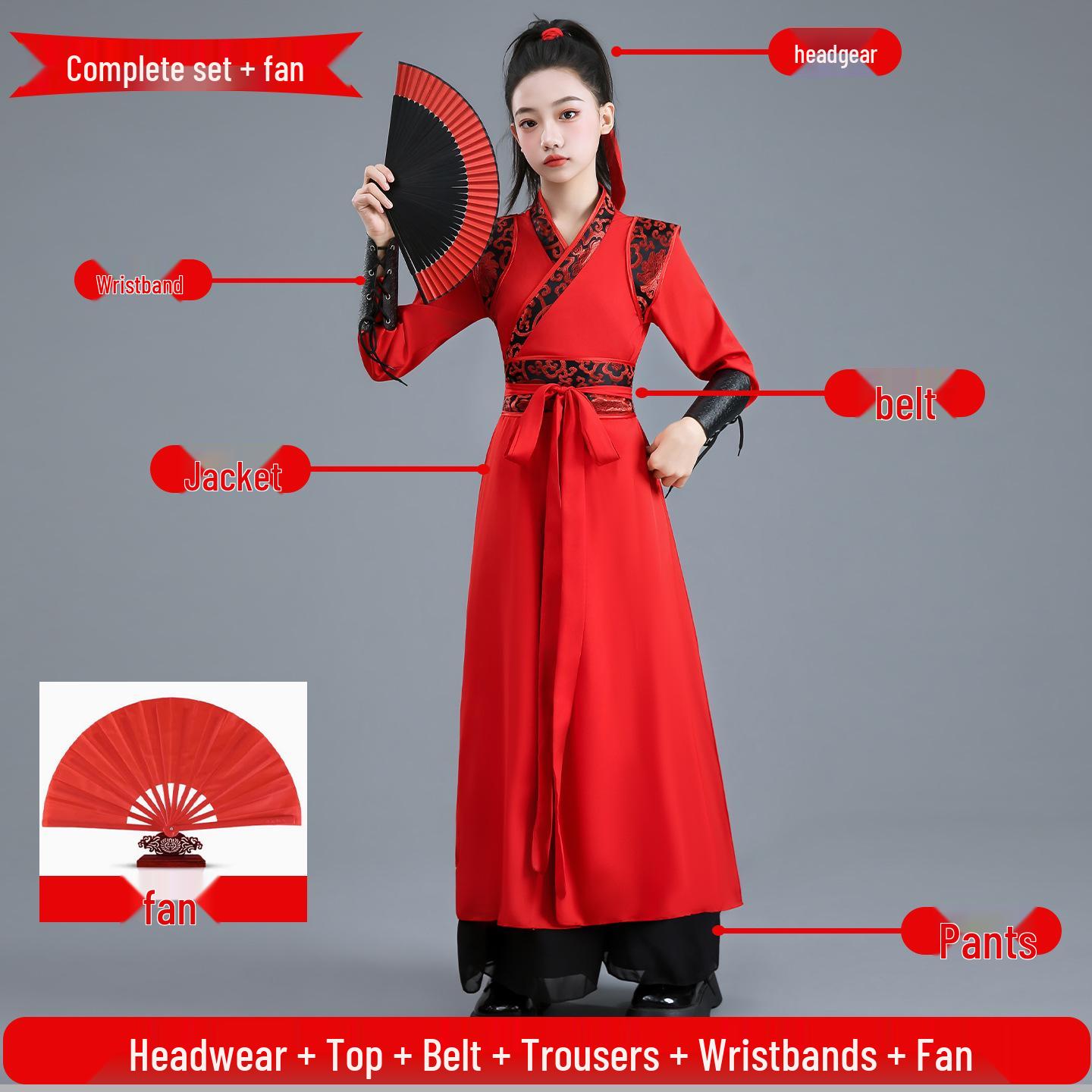 Children s Snow Dragon Dance Costume - Mulan Fan Dance & Drumming Outfit 200cm 4XL ~160 lbs