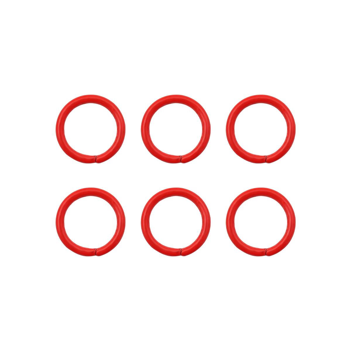 

Круглые кольца для прыжков, красочные витые открытые разъёмные кольца, кольца для прыжков, соединитель для изготовления ювелирных изделий своими руками, поиск расходных материалов 8mm 70pcs красный