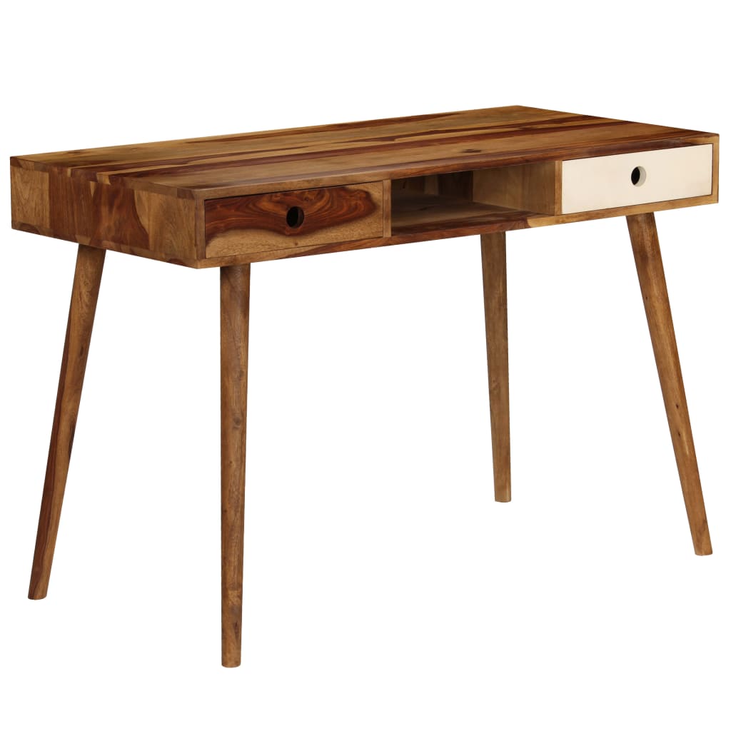 Desk 110 x 55 x 76 cm Solid Acacia Wood